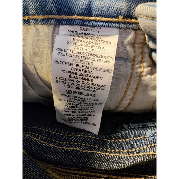 True Religion Joey Rise Flare World‎ Tour Womens 28x32 New Blue - Picture 10 of 10